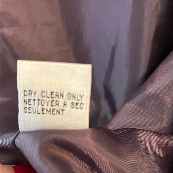 Talbots Jacket Blazer Silk Purple Lined Collared Button Down Silk Vintage 12 - Picture 13 of 13